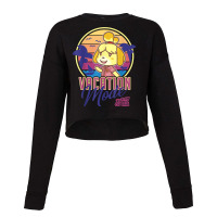 Vintagel Crossing New Horizons Isabelle Vacation Mode Cropped Sweater | Artistshot