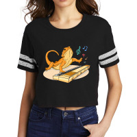 Bearded Dragon Music Piano Player Musician Scorecard Crop Tee | Artistshot