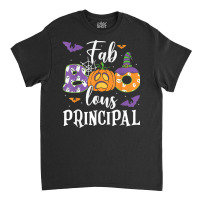 Fab Boo Lous Principal Funny School Principal Halloween Classic T-shirt | Artistshot