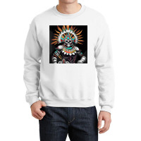 Dia De Los Muertos Aztec Warrior Calavera Mayan Mythology T Shirt Crewneck Sweatshirt | Artistshot