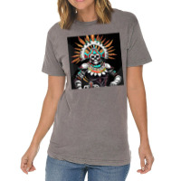 Dia De Los Muertos Aztec Warrior Calavera Mayan Mythology T Shirt Vintage T-shirt | Artistshot