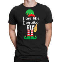 Womens Coquito Elf Funny Puerto Rico Matching Christmas Bilingual V Ne T-shirt | Artistshot