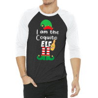 Womens Coquito Elf Funny Puerto Rico Matching Christmas Bilingual V Ne 3/4 Sleeve Shirt | Artistshot