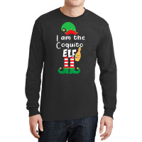 Womens Coquito Elf Funny Puerto Rico Matching Christmas Bilingual V Ne Long Sleeve Shirts | Artistshot