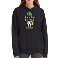 Womens Coquito Elf Funny Puerto Rico Matching Christmas Bilingual V Ne Vintage Hoodie | Artistshot