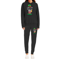 Womens Coquito Elf Funny Puerto Rico Matching Christmas Bilingual V Ne Hoodie & Jogger Set | Artistshot