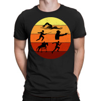 Modern Pentathlon Modern Pentathlon - Swimming Fencing Riding Shooting T-shirt | Artistshot