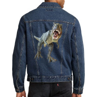 Dinosaur  Tyrannosaurus Men Denim Jacket | Artistshot