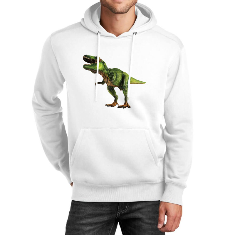 Walking Green Triangle Dinosaurs Unisex Hoodie | Artistshot