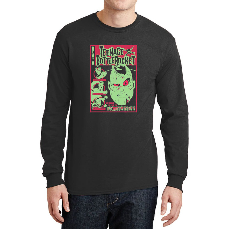 Bottle Rocket Necro Comicon Long Sleeve Shirts by marygerdes | Artistshot