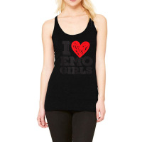 I Love Emo Girls Heart Gothic Girl Lover Quote Saying Racerback Tank | Artistshot