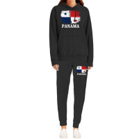 Vintage Panama Flag For Panamanian Gift Long Sleeve T Shirt Hoodie & Jogger Set | Artistshot