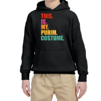 This Is My Purim Costume Funny Jewish T Shirt Youth Hoodie | Artistshot