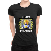 Epic Super Saiyan Ultra Trunks For Boyfriend Ladies Fitted T-shirt | Artistshot