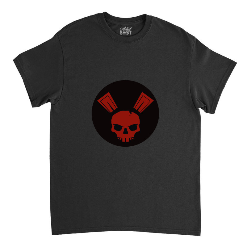 Rabid Rabbit Skull Classic T-shirt by DeniseRamsey | Artistshot