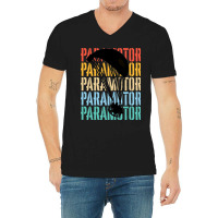 Paramotoring Paramotoring - Paramotor (5) V-neck Tee | Artistshot