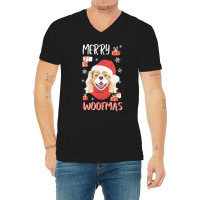 Cavalier King Charles Spaniel Cavalier King Charles Spaniel Christmas V-neck Tee | Artistshot