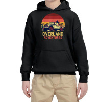 Overland Adventures Camping Offroad Mountain Sunset Graphic T Shirt Youth Hoodie | Artistshot