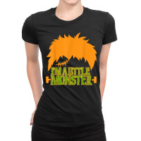 I'm A Little Monster Cute Frankenstein Halloween Kid's Ladies Fitted T-shirt | Artistshot