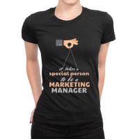 Marketing Manager Ladies Fitted T-shirt | Artistshot