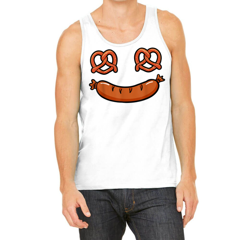 Oktoberfest Shirt German Celebration Pretzel Sausage Gift Tank Top by cm-arts | Artistshot