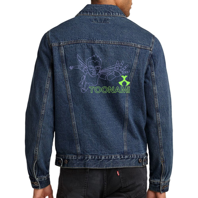 Toonami Sara 4.0 For Friend Men Denim Jacket by PierceKnight | Artistshot