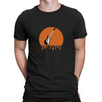 Retro Electric Guitar Dripping T-shirt | Artistshot