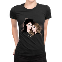 Michael Jackson And Paris Ladies Fitted T-shirt | Artistshot