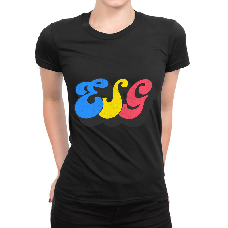 Esg ………… Original Fan Art Design Ladies Fitted T-Shirt by Hayward Michel | Artistshot