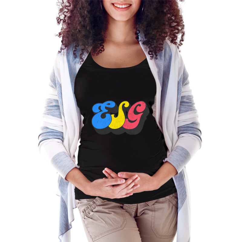 Esg ………… Original Fan Art Design Maternity Scoop Neck T-shirt by Hayward Michel | Artistshot