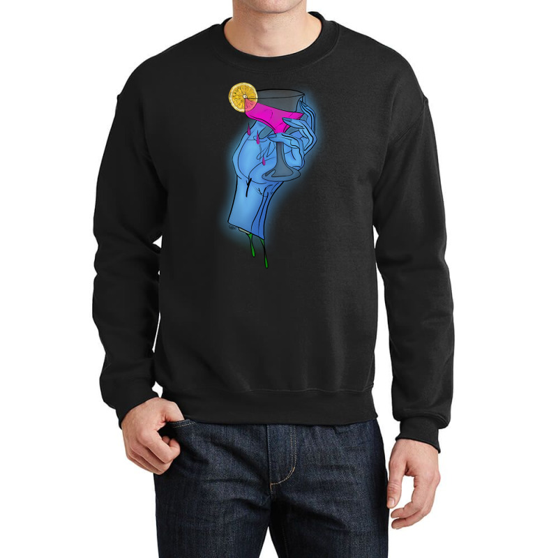 Ghoulish Libations Crewneck Sweatshirt by Quick Scully | Artistshot