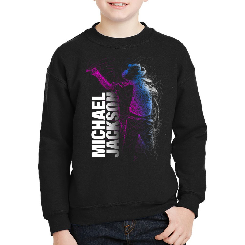 Michael Jackson Cyberpunk Scribble Art Youth Sweatshirt by Konlasa6638 | Artistshot