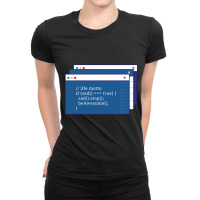 Funny Programming Coding Programmer Gift-yucub Ladies Fitted T-shirt | Artistshot