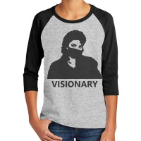 Michael Jackson Mask - Visionary Youth 3/4 Sleeve | Artistshot