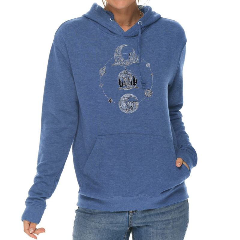 Storybook Galaxy Land Lightweight Hoodie by cm-arts | Artistshot