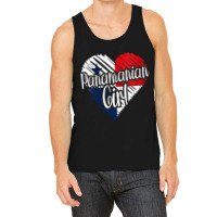 Womens Panama For Girl Panamanian Heart Flag For Women Panameña V Nec Tank Top | Artistshot