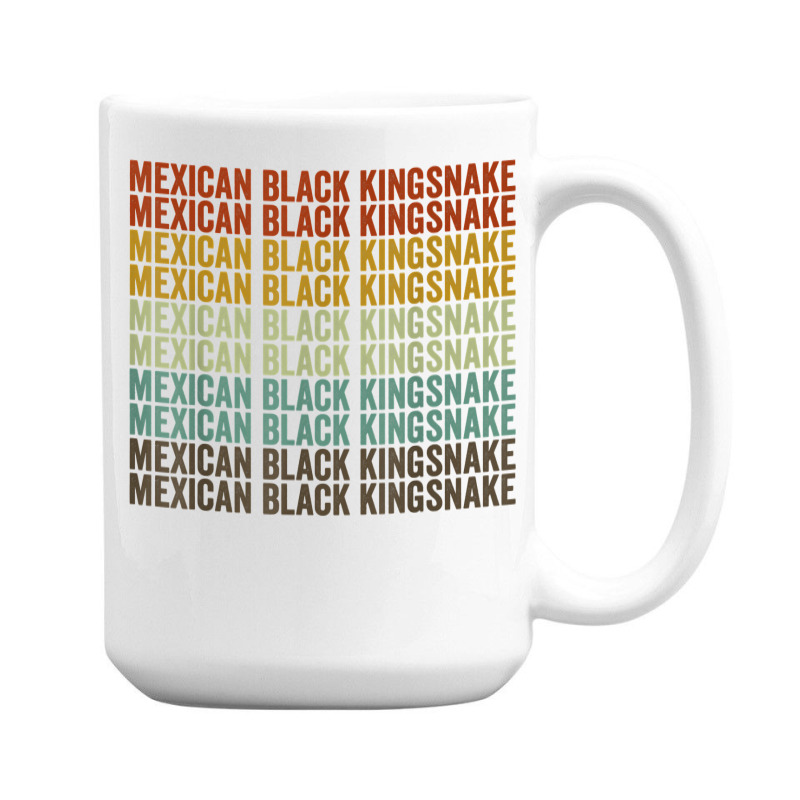 Mexican Black Kingsnake Retro T Shirt 15 Oz Coffee Mug | Artistshot