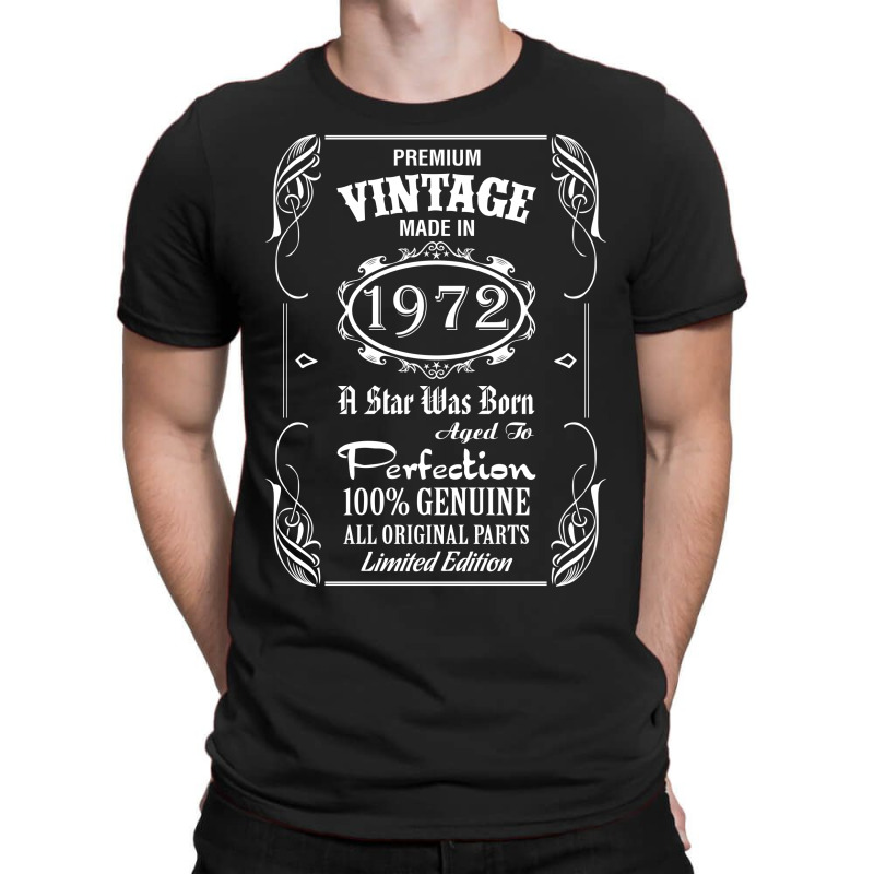 Premium Vintage Made In 1972 T-shirt | Artistshot