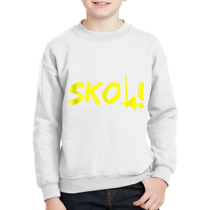 Skol Vikings Minnesota Axe Graphic Tank Top Youth Sweatshirt | Artistshot