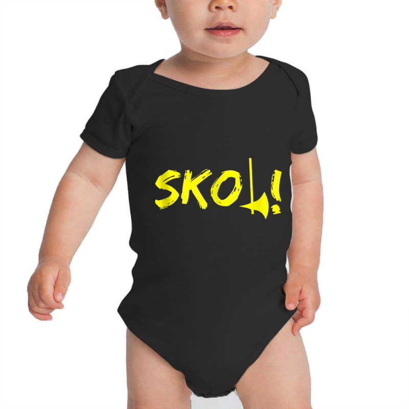 Skol Vikings Minnesota Axe Graphic Tank Top Baby Bodysuit | Artistshot