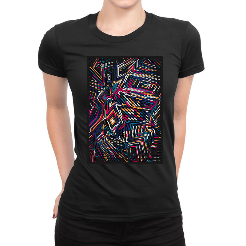 Generative R Code Ladies Fitted T-Shirt by fenderbendable | Artistshot