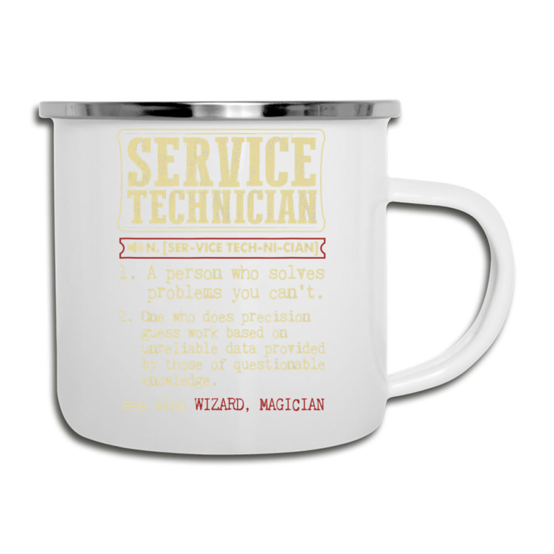 Service Technician Dictionary Term Camper Cup | Artistshot