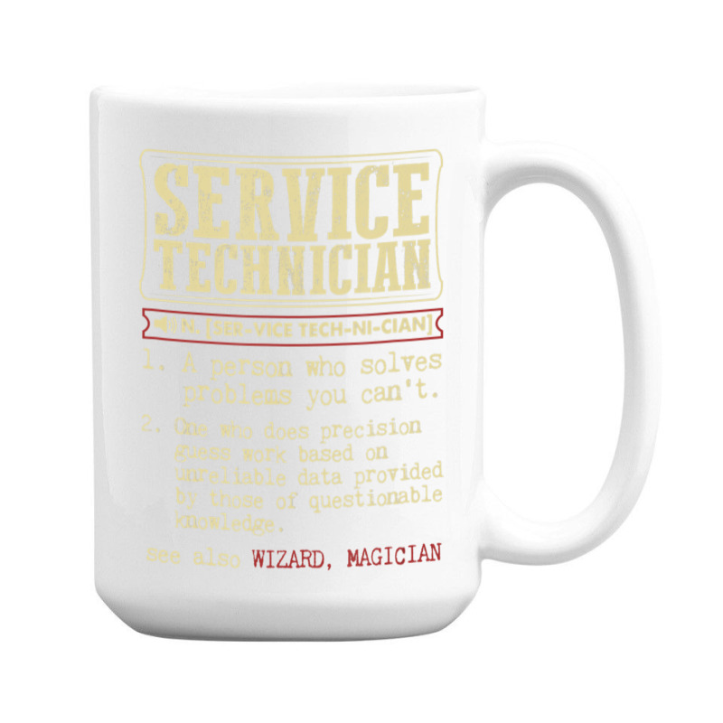 Service Technician Dictionary Term 15 Oz Coffee Mug | Artistshot