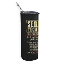 Service Technician Dictionary Term Skinny Tumbler | Artistshot