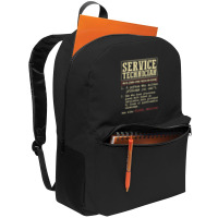 Service Technician Dictionary Term Backpack | Artistshot