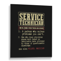 Service Technician Dictionary Term Metal Print Vertical | Artistshot