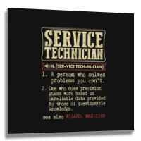 Service Technician Dictionary Term Metal Print Square | Artistshot