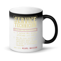 Service Technician Dictionary Term Magic Mug | Artistshot