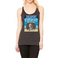 Hl Mencken Quote American People Admire Liars Detest Truth Pullover Ho Racerback Tank | Artistshot