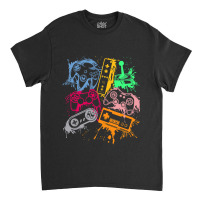 Video Game Console Controllers Retro 80's 90's Arcade Gamer Classic T-shirt | Artistshot